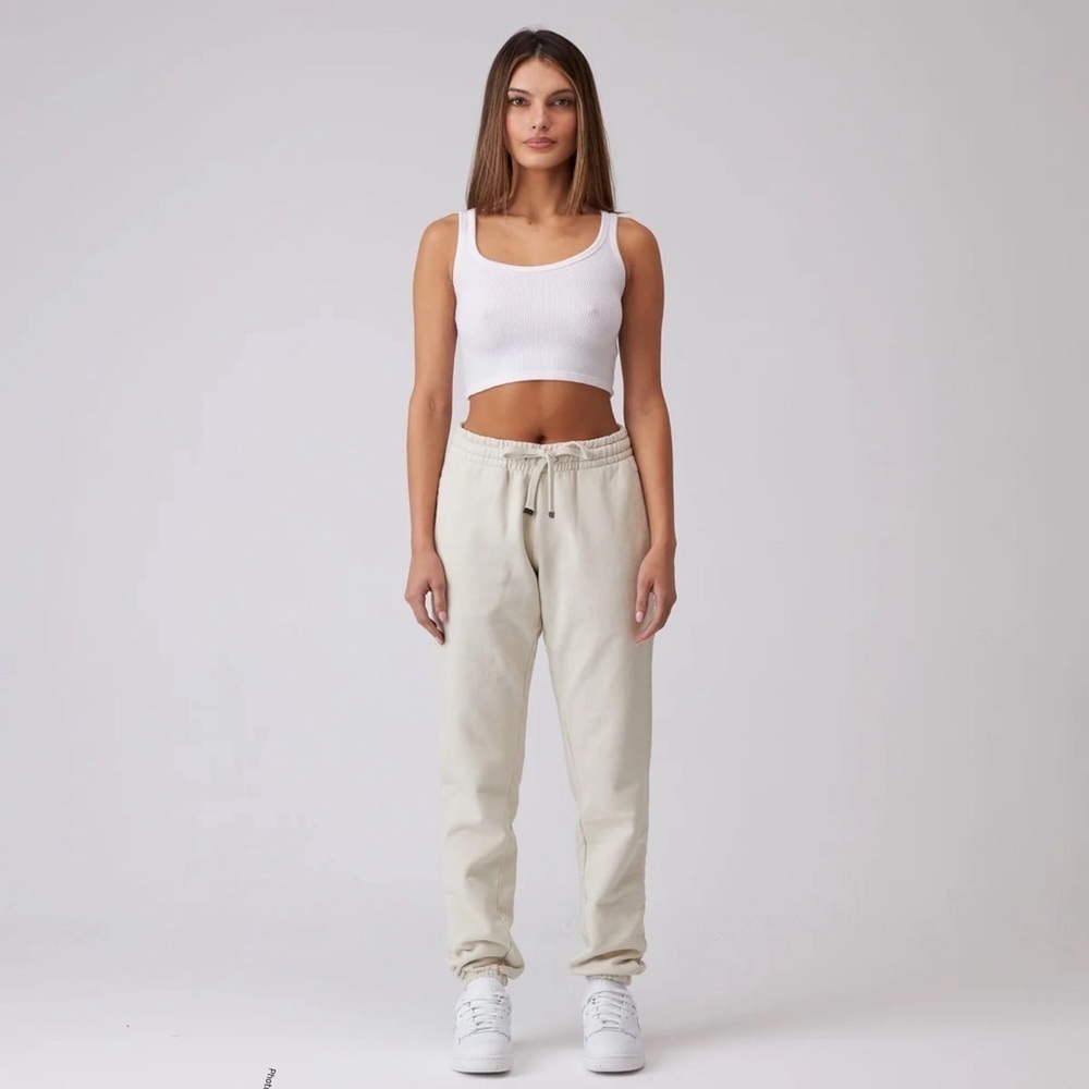 Talentless heavyweight joggers ivory cream size medium